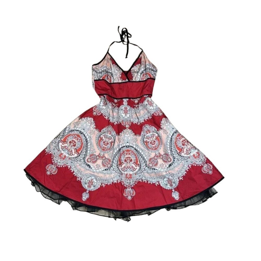 Y2K PAISLEY dress, small size 5